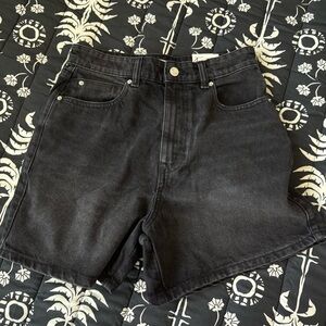 Zara High-Rise Mom Shorts